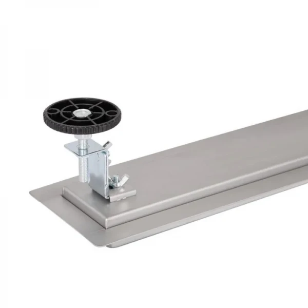 Трап із нержавіючої сталі Qtap Taurus Tile400 лінійний із сухим затвором під плитку