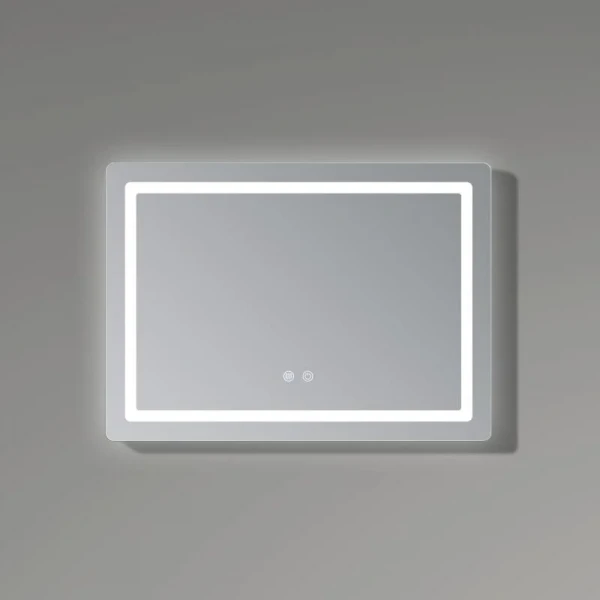 Дзеркало Qtap Mideya (DC-F614) 700х500 з LED-підсвічуванням Touch, з антизапотіванням, димером QT2078NCF07050W