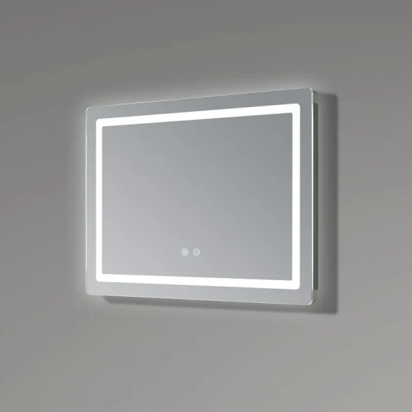 Дзеркало Qtap Mideya (DC-F614) 700х500 з LED-підсвічуванням Touch, з антизапотіванням, димером QT2078NCF07050W