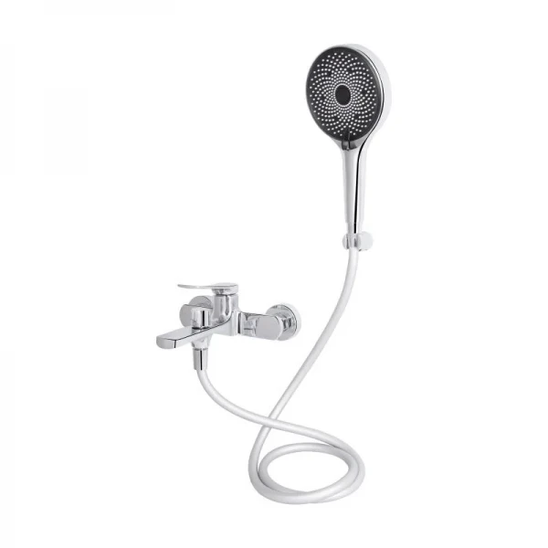 Змішувач для ванни Qtap Slavonice (з душовим гарнітуром) QTSLV259CRM48034 Chrome