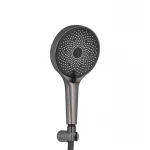 Змішувач для ванни Qtap Slavonice (з душовим гарнітуром) QTSLV259GMB48035 Gunmetal Black PVD