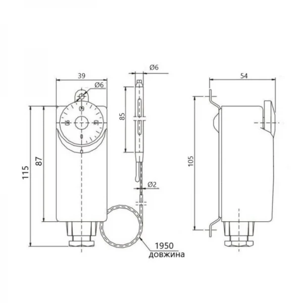 Термостат Thermo Alliance Standart з виносним датчиком TAS350