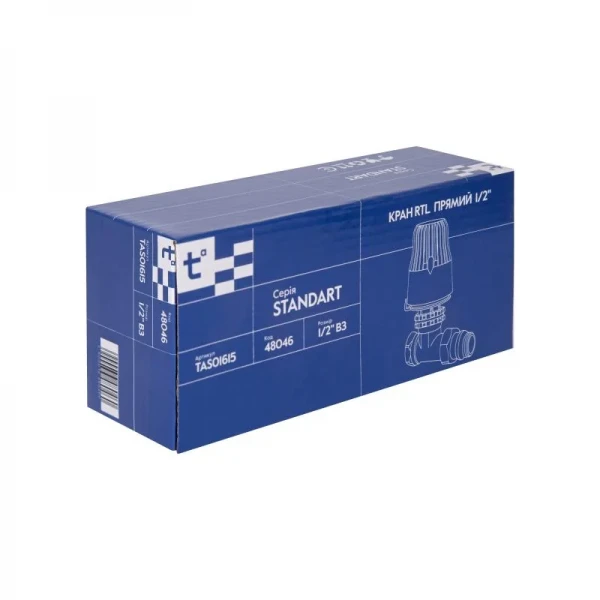 Кран Thermo Alliance Standart RTL прямий 1/2