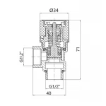 Предохранительный клапан Thermo Alliance Standart 1/2