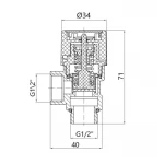 Предохранительный клапан Thermo Alliance Standart 1/2