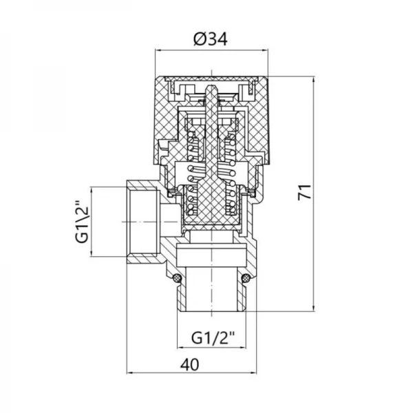 Предохранительный клапан Thermo Alliance Standart 1/2