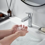 Змішувач латунний для раковини Lidz Astra 001F (k35) LDAST001FCRM48085 Chrome