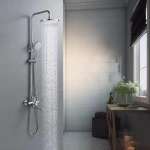 Душова система латунна універсальна Lidz Astra 1030 на три споживача (з виливом) (k35) LDAST1030CRM48086 Chrome