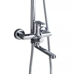 Душова система латунна універсальна Lidz Astra 1030 на три споживача (з виливом) (k35) LDAST1030CRM48086 Chrome