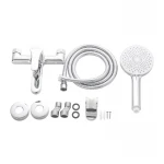 Змішувач латунний для ванни Lidz Astra 006 (з душовим гарнітуром) (k35) LDAST006CRM48087 Chrome