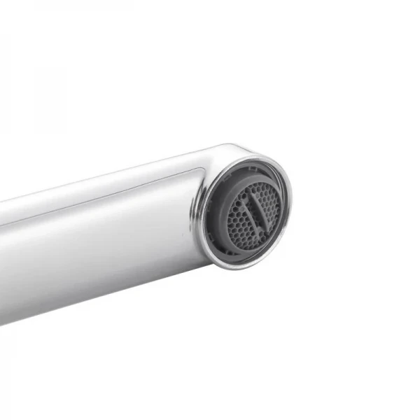 Змішувач латунний для ванни Lidz Astra 005 з поворотним виливом (з душовим гарнітуром) (k35) LDAST005CRM48088 Chrome