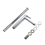 Смеситель латунный для раковины Lidz Astra 001FH высокий (k35) LDAST001FHCRM48090 Chrome