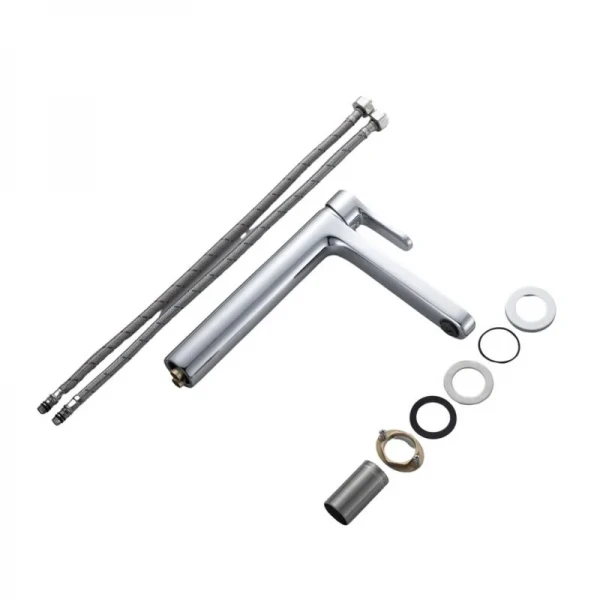 Смеситель латунный для раковины Lidz Astra 001FH высокий (k35) LDAST001FHCRM48090 Chrome