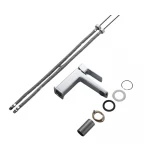 Змішувач латунний для раковини Lidz Orion 001F (k25) LDORI001FCRM48091 Chrome