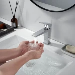 Змішувач латунний для раковини Lidz Orion 001F (k25) LDORI001FCRM48091 Chrome