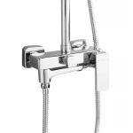 Душова система латунна універсальна Lidz Orion 1030 на три споживача (з виливом) (k35) LDORI1030CRM48092 Chrome