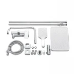 Душова система латунна універсальна Lidz Orion 1030 на три споживача (з виливом) (k35) LDORI1030CRM48092 Chrome