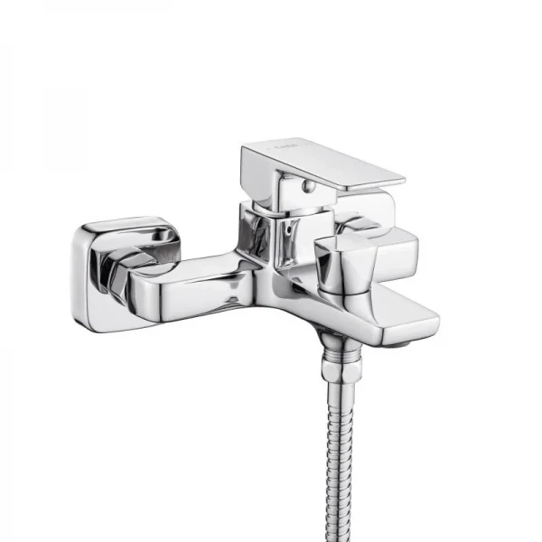 Змішувач латунний для ванни Lidz Orion 006 (з душовим гарнітуром) (k35) LDORI006CRM48093 Chrome