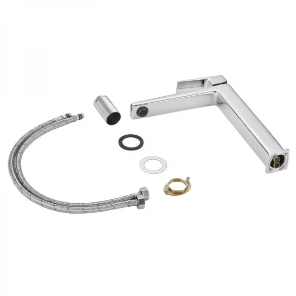 Смеситель латунный для раковины Lidz Orion 001FH высокий (k25) LDORI001FHCRM48096 Chrome