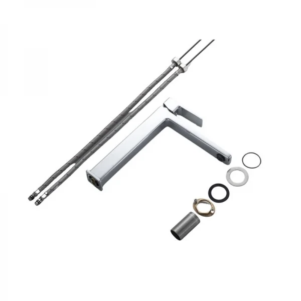 Смеситель латунный для раковины Lidz Orion 001FH высокий (k25) LDORI001FHCRM48096 Chrome