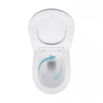 Готове рішення Qtap для ванної кімнати: підвісний унітаз Jay Ultra Quiet 520x360x320 + комплект інсталяції Nest 4 в 1 (лінійна клавіша White)