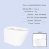 Готове рішення Qtap для ванної кімнати: підвісний унітаз Swan Ultra Quiet 520x360x320 + комплект інсталяції Nest 4 в 1 (лінійна клавіша White)