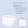 Готове рішення Qtap для ванної кімнати: підвісний унітаз Swan Ultra Quiet 520x360x320 + комплект інсталяції Nest 4 в 1 (квадратна клавіша Chrome)