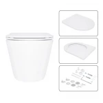 Готове рішення Qtap для ванної кімнати: підвісний унітаз Swan Ultra Quiet 520x360x320 + комплект інсталяції Nest 4 в 1 (квадратна клавіша Chrome)