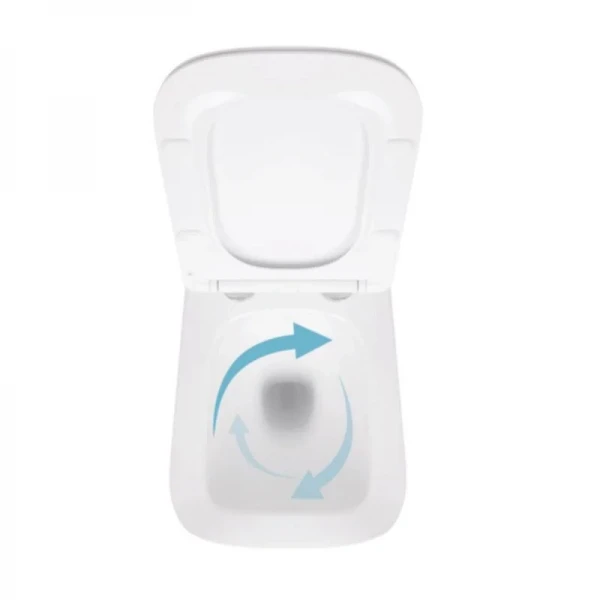 Готове рішення Qtap для ванної кімнати: підвісний унітаз Crow Ultra Quiet 520x360x290 + комплект інсталяції Nest 4 в 1 (лінійна клавіша Black mat)