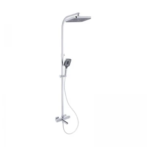 Душевая система универсальная Qtap Sloup термостатическая на три потребителя (с изливом) QTSLO51103OC48217 Chrome