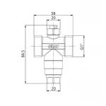 Клапан антифриз Icma №609 1