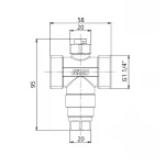 Клапан антифриз Icma №609 1 1/4