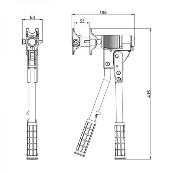 Набор инструментов Thermo Alliance для аксиального фитинга d16-32 ручной STD-301