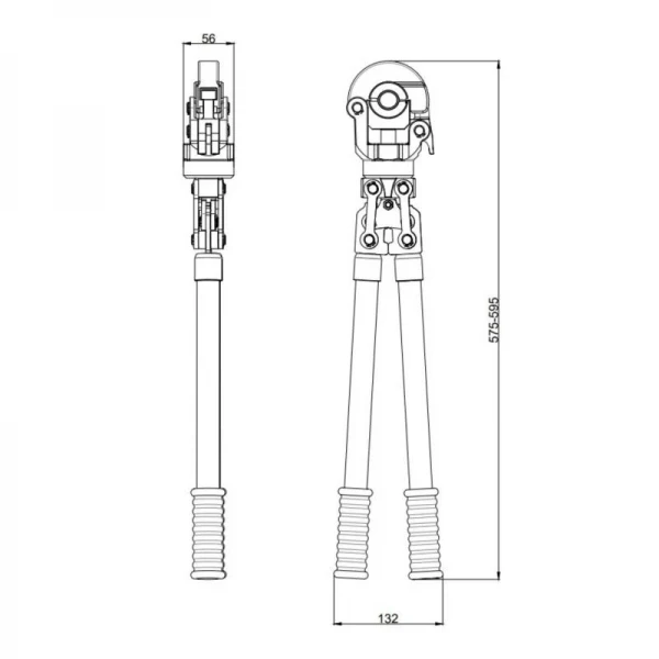 Інструмент для прес-фітинга Thermo Alliance d16-32 ручний з поворотним механізмом STD-403