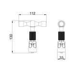 Універсальний набір Thermo Alliance для зняття фаски та калібрування м/п труби d16-20 STD-406