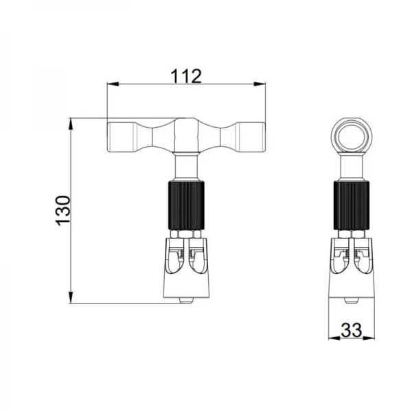 Універсальний набір Thermo Alliance для зняття фаски та калібрування м/п труби d16-20 STD-406