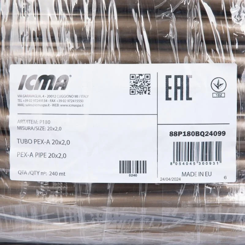 Труба GOLD-PEX Icma 20х2 мм, 240 м №P180