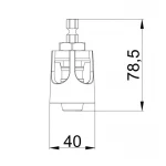 Насадка для зняття фаски та калібрування Thermo Alliance м/п труби d26 STD-407