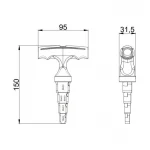 Калібратор Thermo Alliance для м/п труб d16-32 STD-405