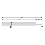 Анод для керамических водонагревателей Thermo Alliance d 40 мм / 140 мм (1801250572)