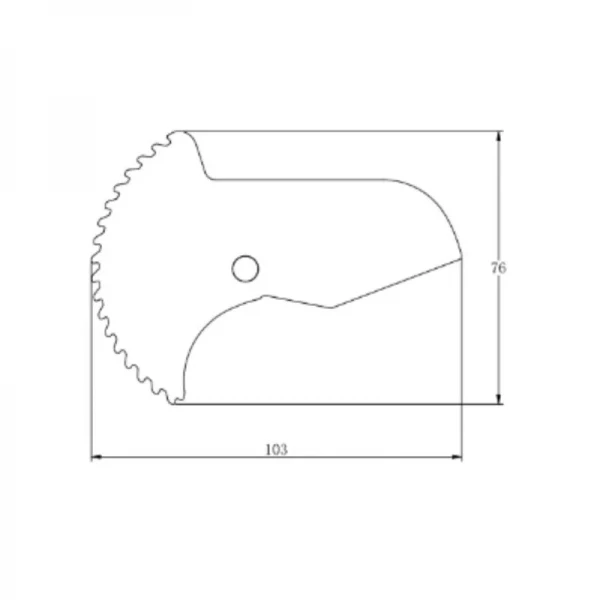 Лезвие для ножниц Thermo Alliance STD-002 d20-40, нержавеющая сталь