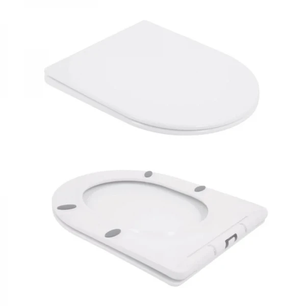 Унитаз напольный Qtap Swan Eco Ultra Quiet с сидением Soft-close 640x360x835 мм QTSWA27W48748 White