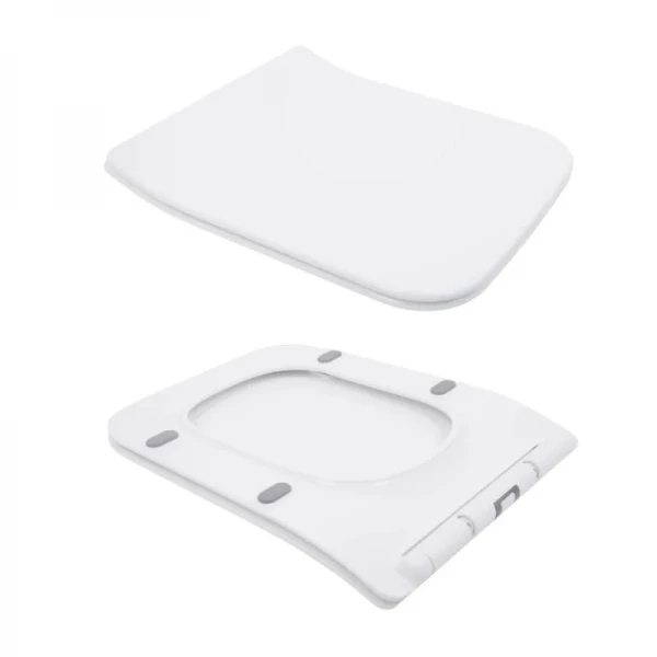 Унитаз напольный Qtap Crow Eco безободковый с сиденьем Soft-close QTCRO27W48750