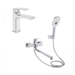 Акционный набор для Ванной комнаты Qtap Tern Смеситель для раковины QTTER2701CRM47584 Chrome+Qtap Tern Смеситель для ванны QTTER260CRM47587 Chrome Акционный набор для Ванной комнаты Qtap Tern Смеситель для раковины QTTER2701CRM47584 Chrome+Qtap Tern Смеситель для ванны QTTER260CRM47587 Chrome