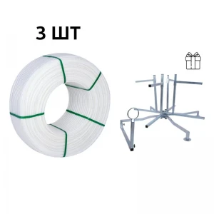 Акційний набір Thermo Alliance: 3 бух. Труба PEX-A EVOH WHITE 5 шарів, 16×2,0 мм (320 м), Spain + Устаткування для розмотування труби