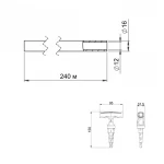 Акционный набор Thermo Alliance: Труба для тёплого пола PEX-a EVOH 16x2.0 мм (240 м) TAS00316240 + Калибратор для м/п труб d16-32 STD-405 в подарок
