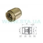 Клапан обратный STA 1