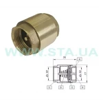 Клапан обратный STA 2