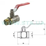 Кран шаровой STA 1/2
