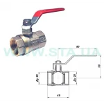 Кран шаровой STA 3/4